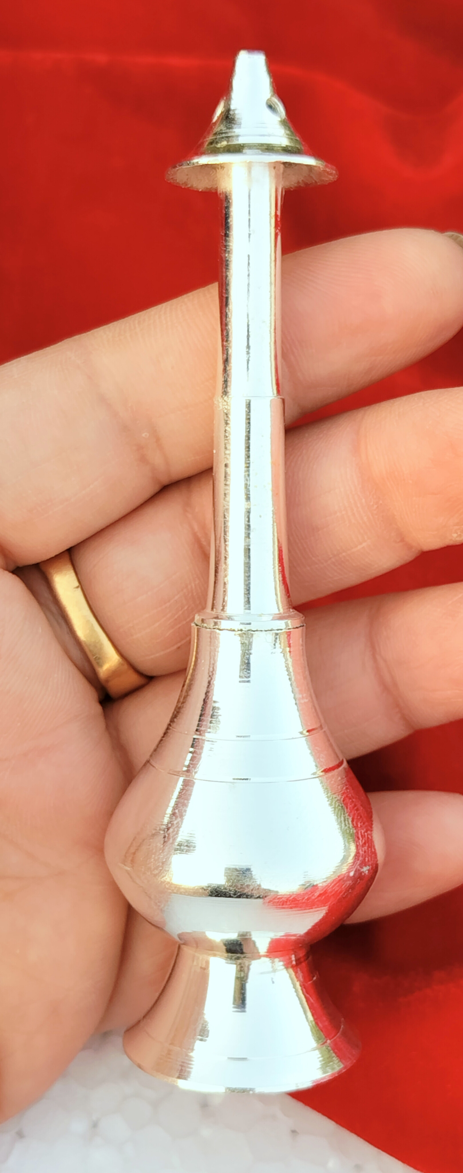 German silver Mini size Rose water sprinkle/ panner dispenser/ Gulabdani / Attardan