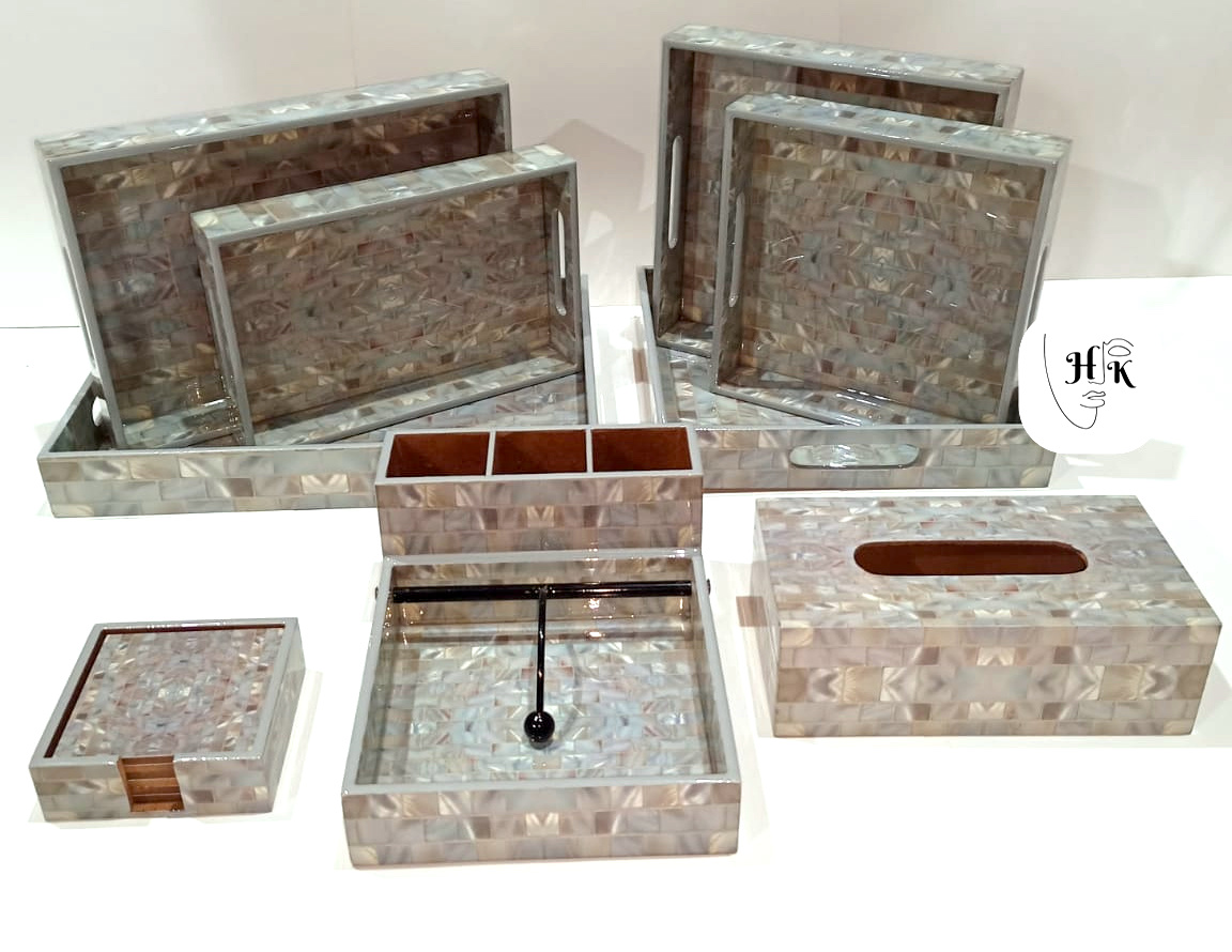 Handcrafted Decorative Wooden Kitchen Combo Set