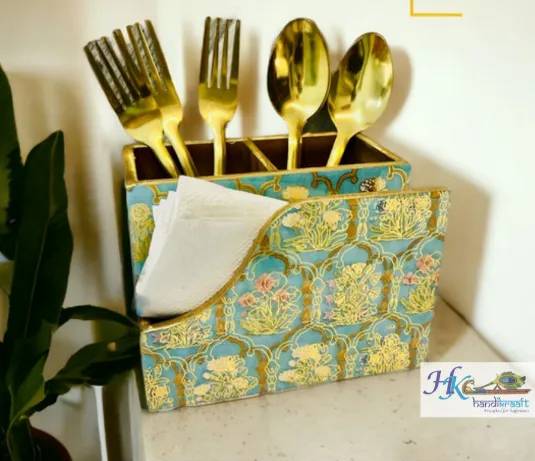 Cutlery-Tissue Holder-6L * 4.5B *4H inches