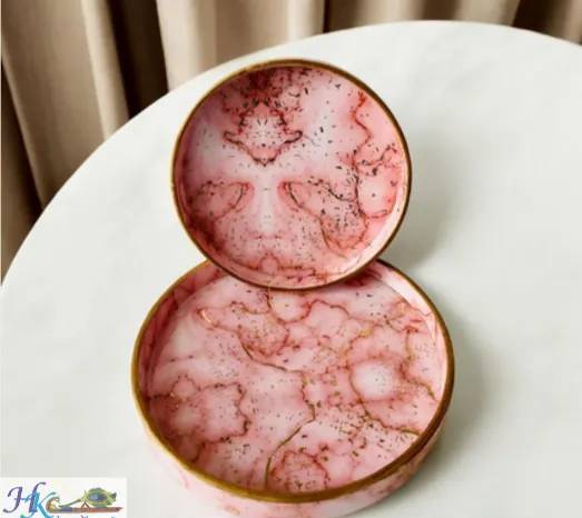 Premium Wooden Round Tray- 9" & 7" Combo