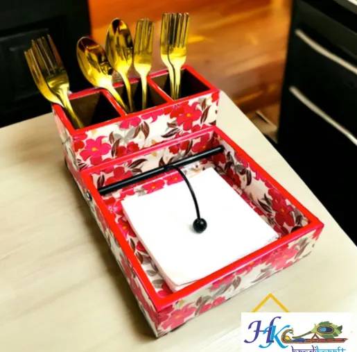 Cutlery -Napkin Holder-10.5L * 7.5B *4H inches