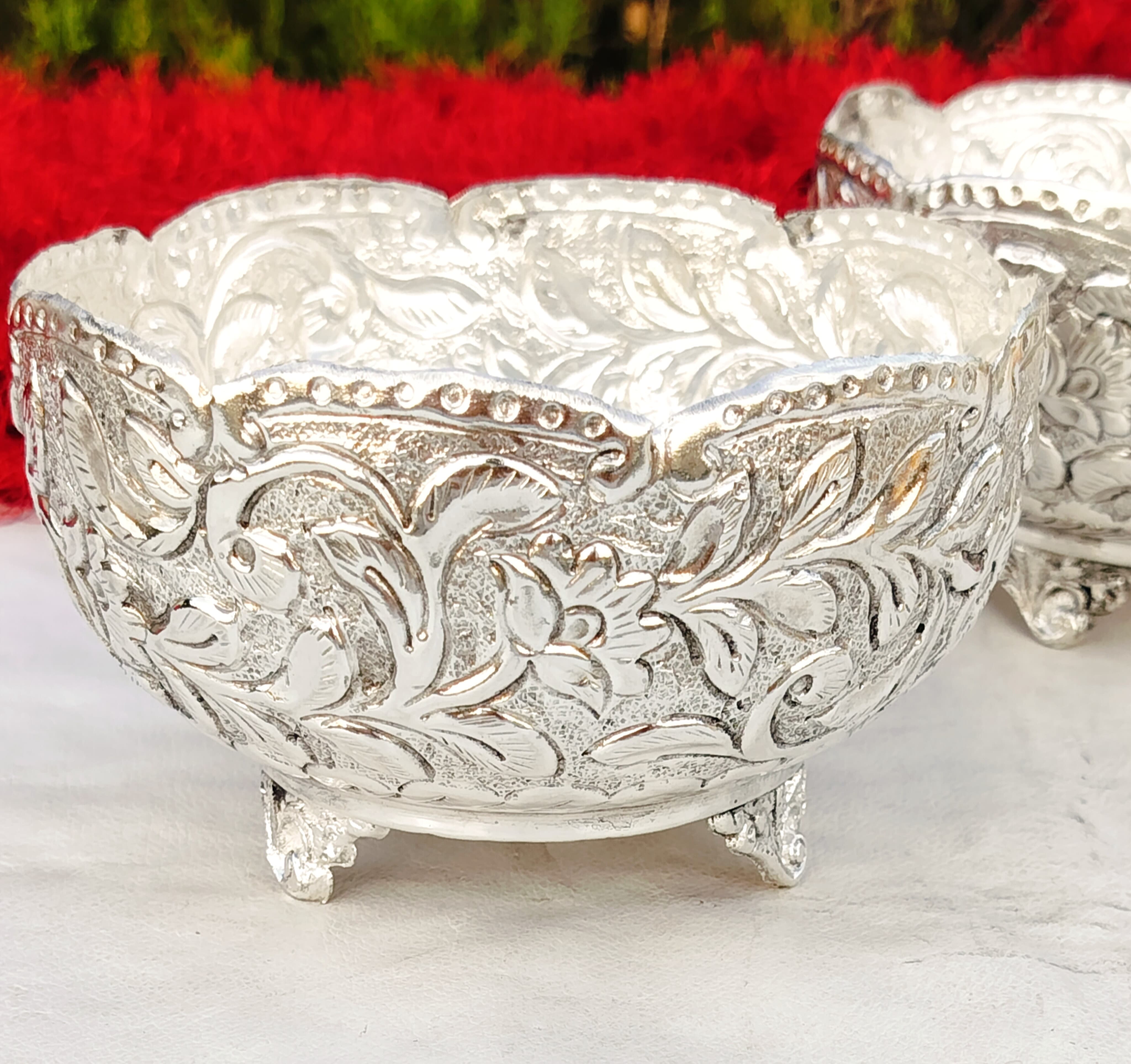 Antique German silver budget friendly Mini urli
