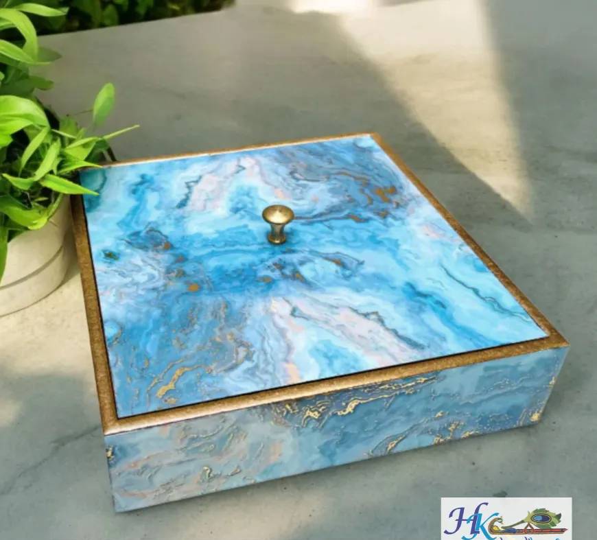 Wooden Dry Fruit /Candy Box-4 Section