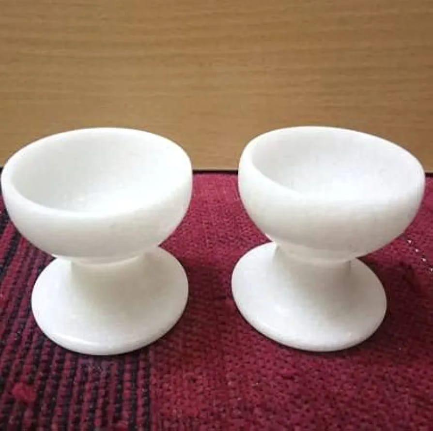 MARBLE DIYA’s-Set of-6 &12 Pcs