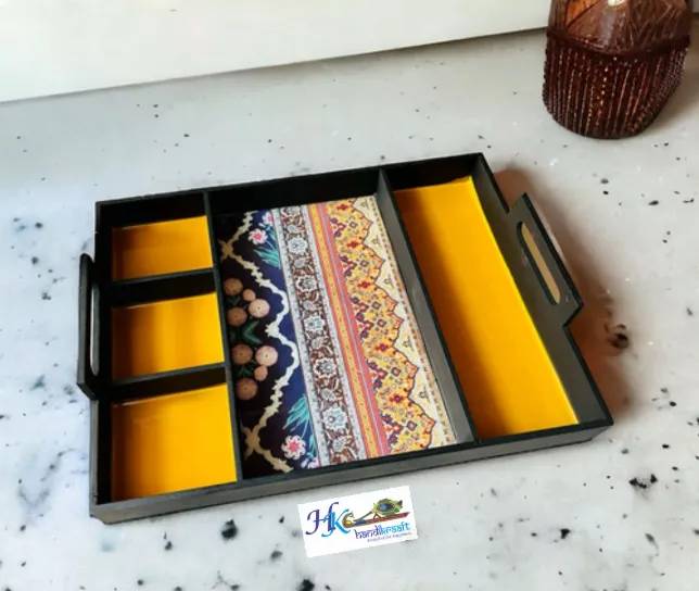 Partition Wooden Serving Trays