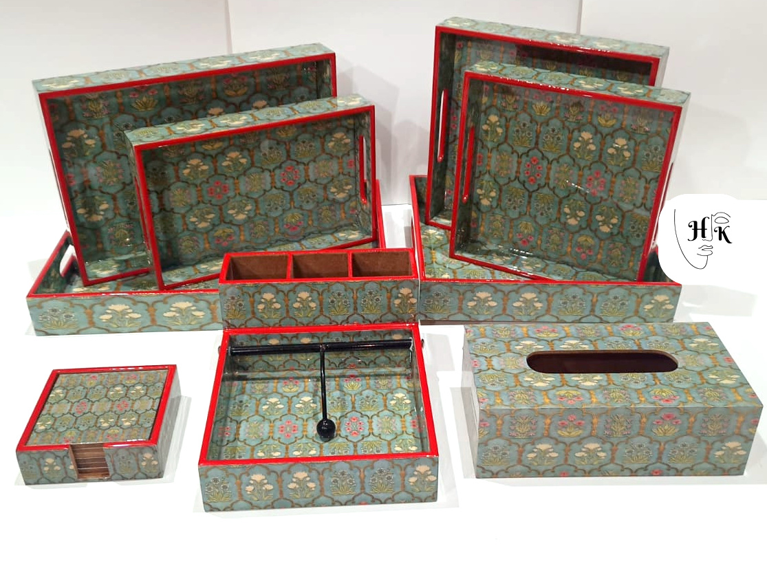 Handcrafted Decorative Wooden Kitchen Combo Set