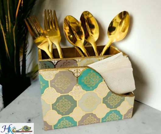Cutlery-Tissue Holder-6L * 4.5B *4H inches