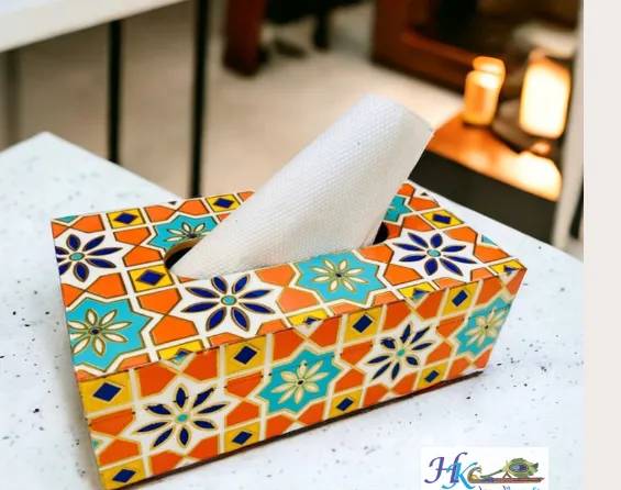 Premium Wooden Tissue Box-9x5x3