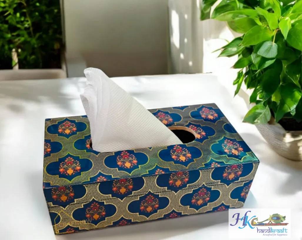 Premium Wooden Tissue Box-9x5x3