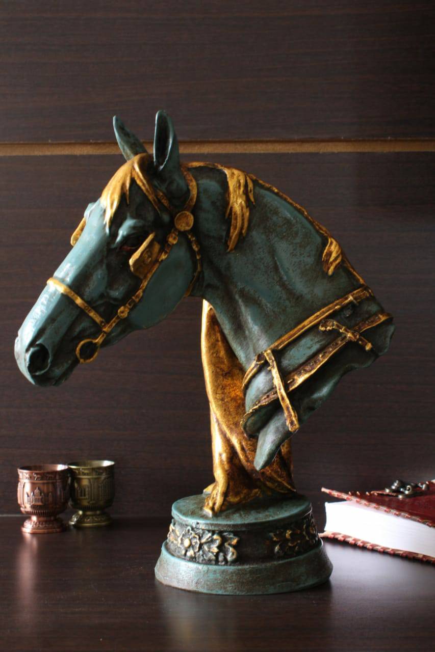 Decorative Horse Head Statue