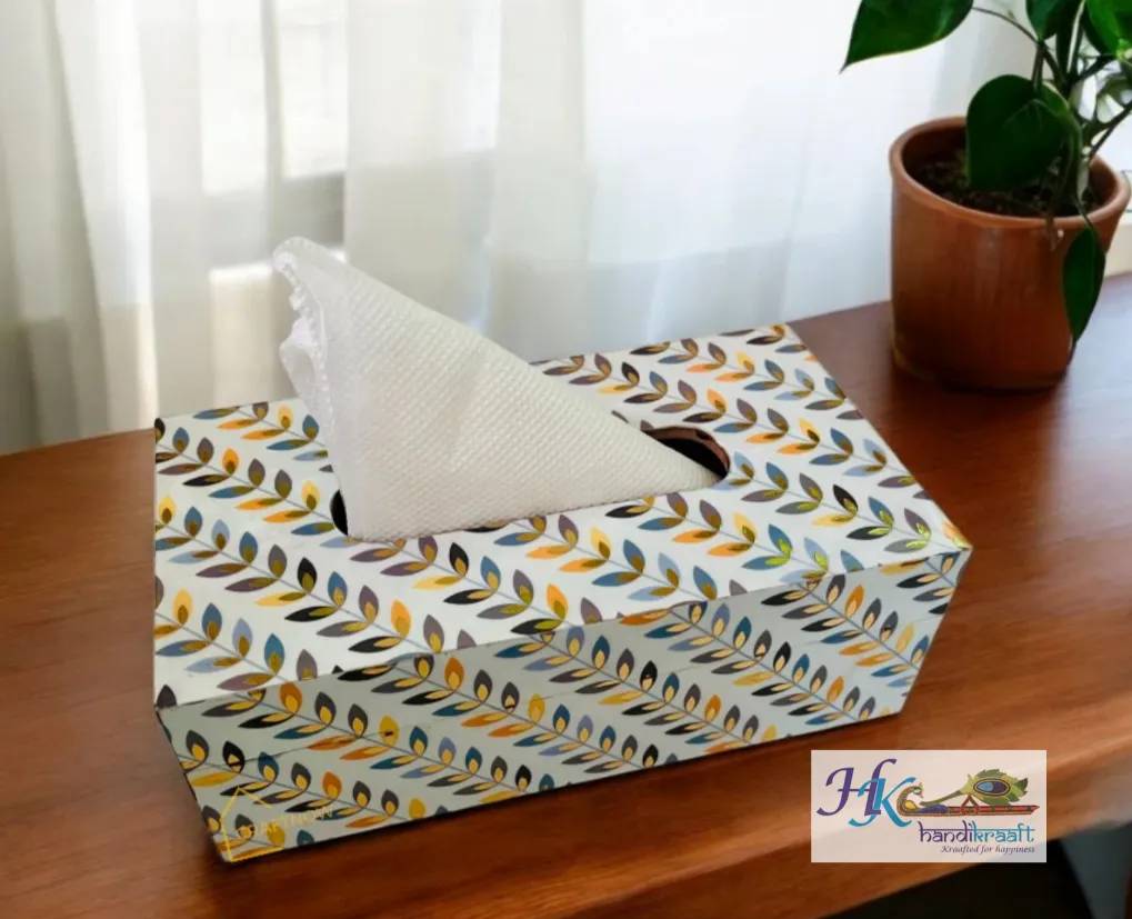 Premium Wooden Tissue Box-9x5x3
