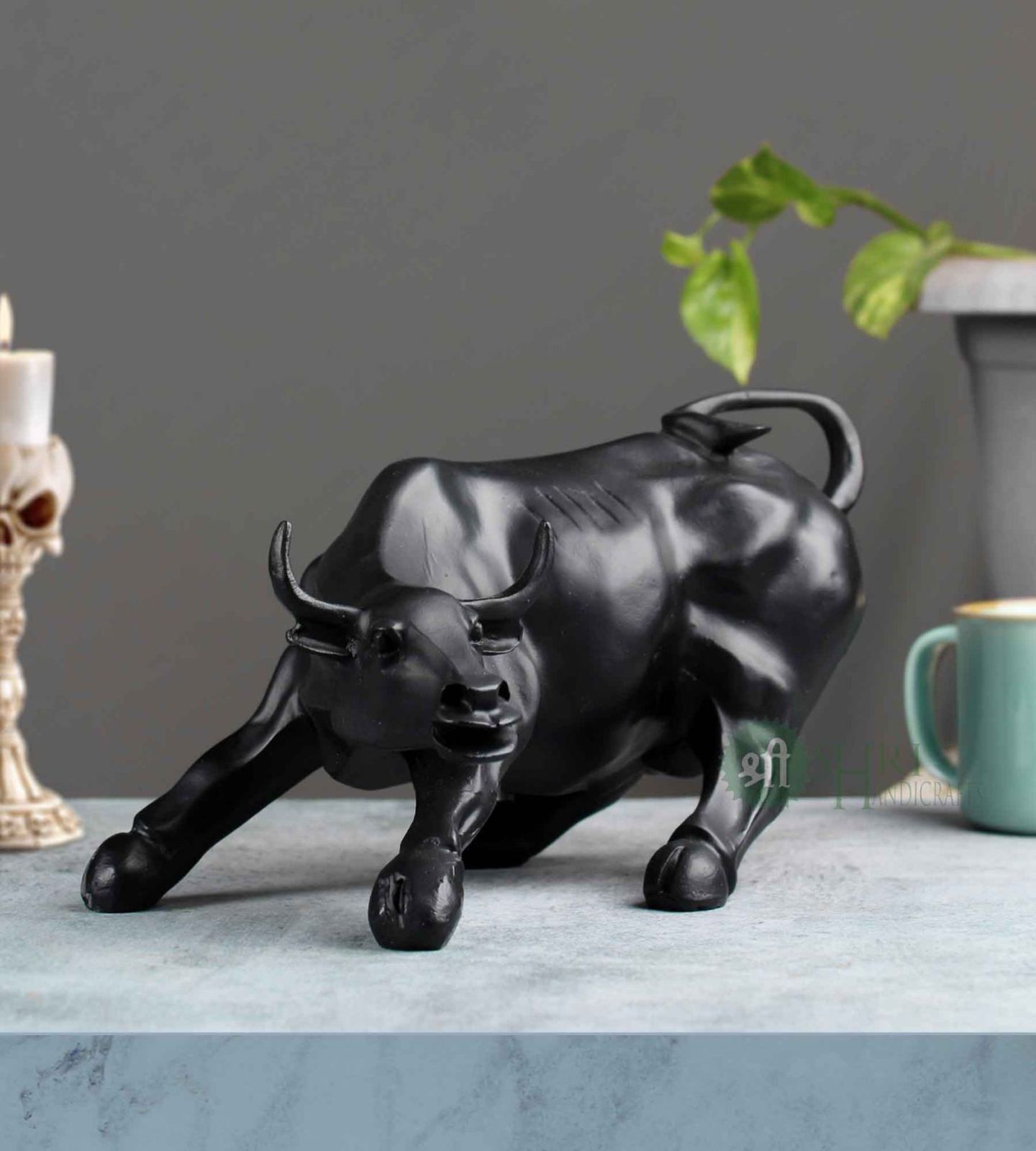 Golden Bull Figurine