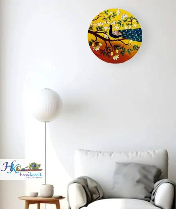 Wooden Round Dcor Wall Plate
