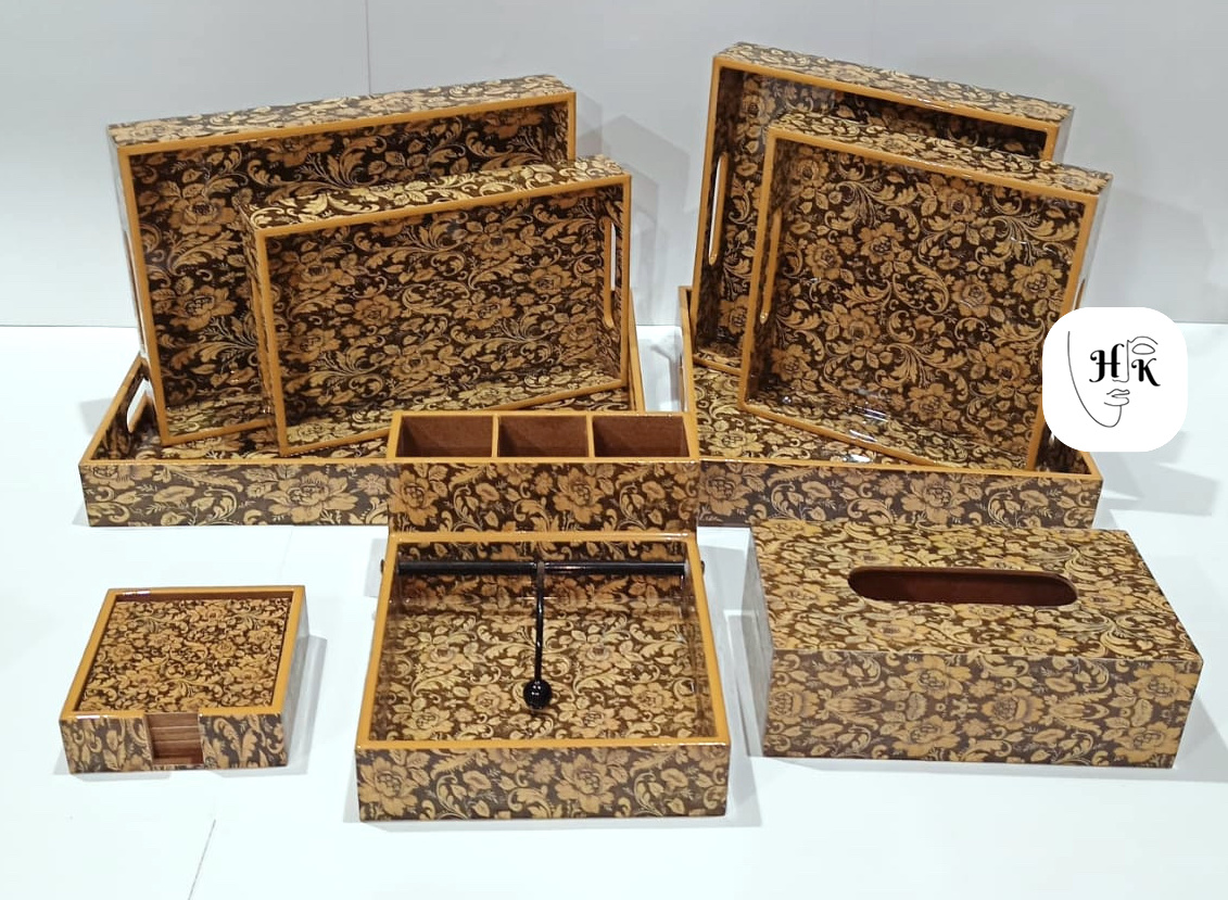 Handcrafted Decorative Wooden Kitchen Combo Set