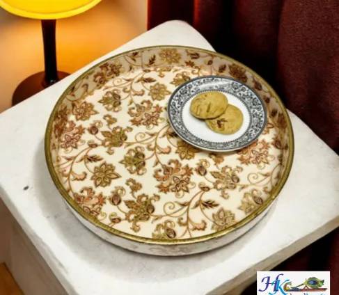 Premium Wooden Round Tray-12" & 10" & Combo