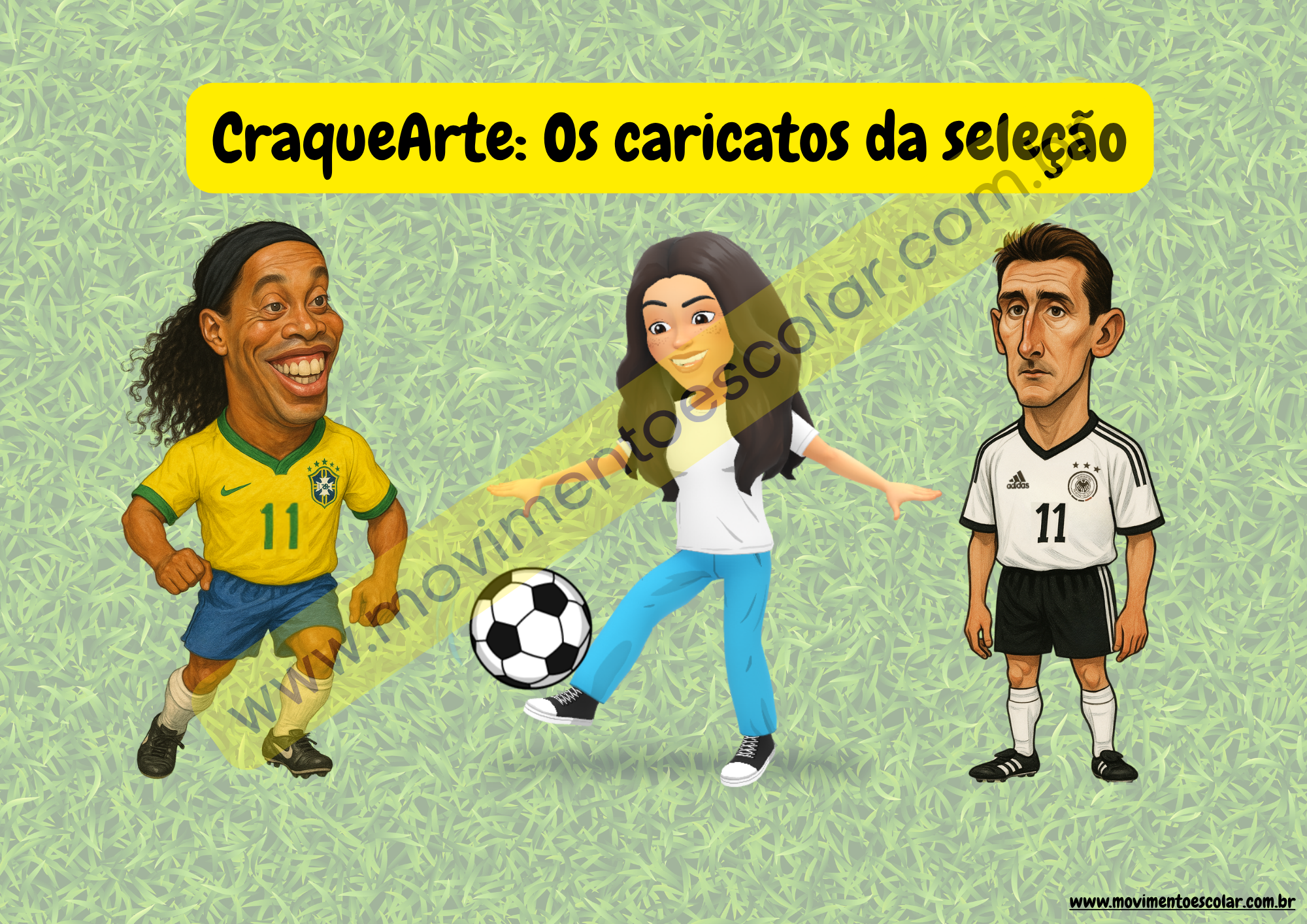 CraqueArte: ﻿﻿Os Caricatos da Seleção – Uma explosão de criatividade para apaixonados por futebol!