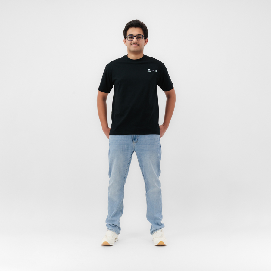 Black Astronaut Graphic T-shirt