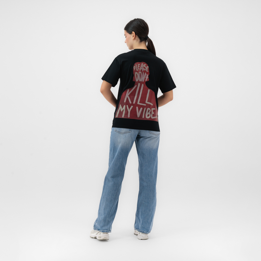Graphic Statement Black T-Shirt