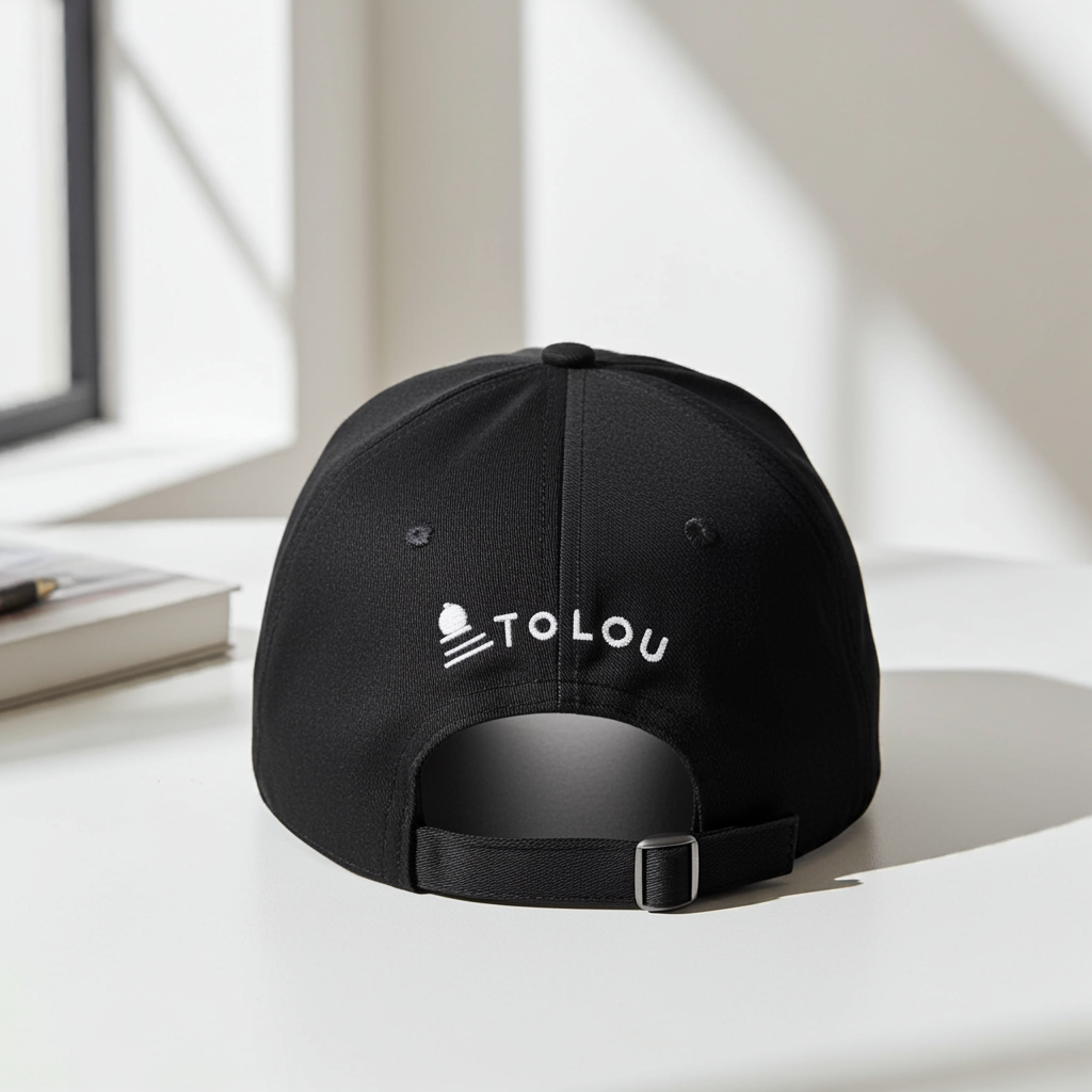 Tolou Drama Masks Black Cap