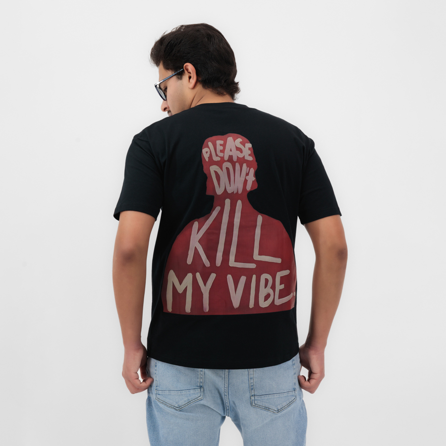 Graphic Statement Black T-Shirt