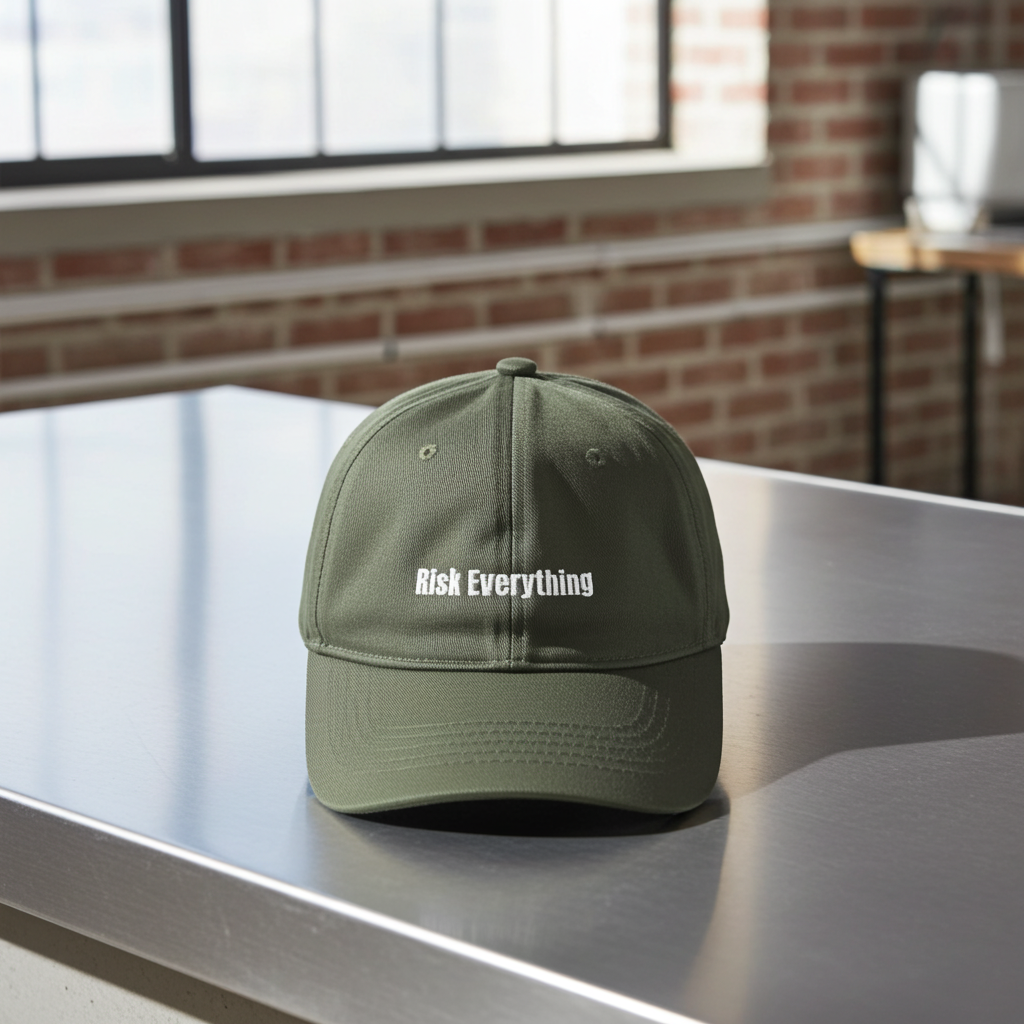 TOLOU Olive Green 'Risk Everything' Cap