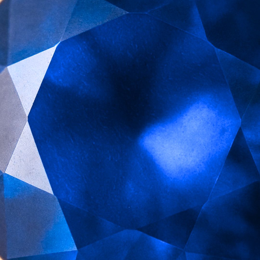 Boucles d’oreilles MYKONOS – Argent 925 plaqué or 18K & pierres bleues facettées AAA+ | Maison Aureus