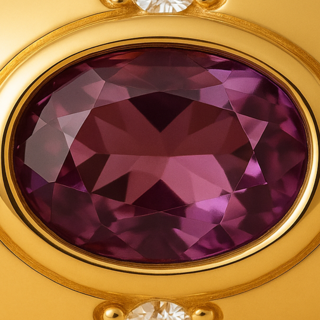 Bague STELLAIRE – Plaqué or 18K & Argent 925, Zircone 