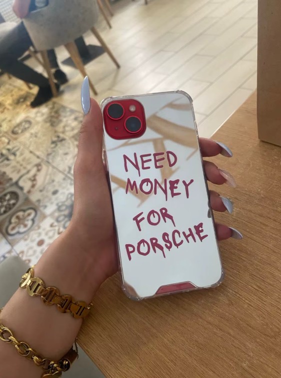 Coque de téléphone MIRROR GRAFFITI– Style Miroir & Messages Inspirants