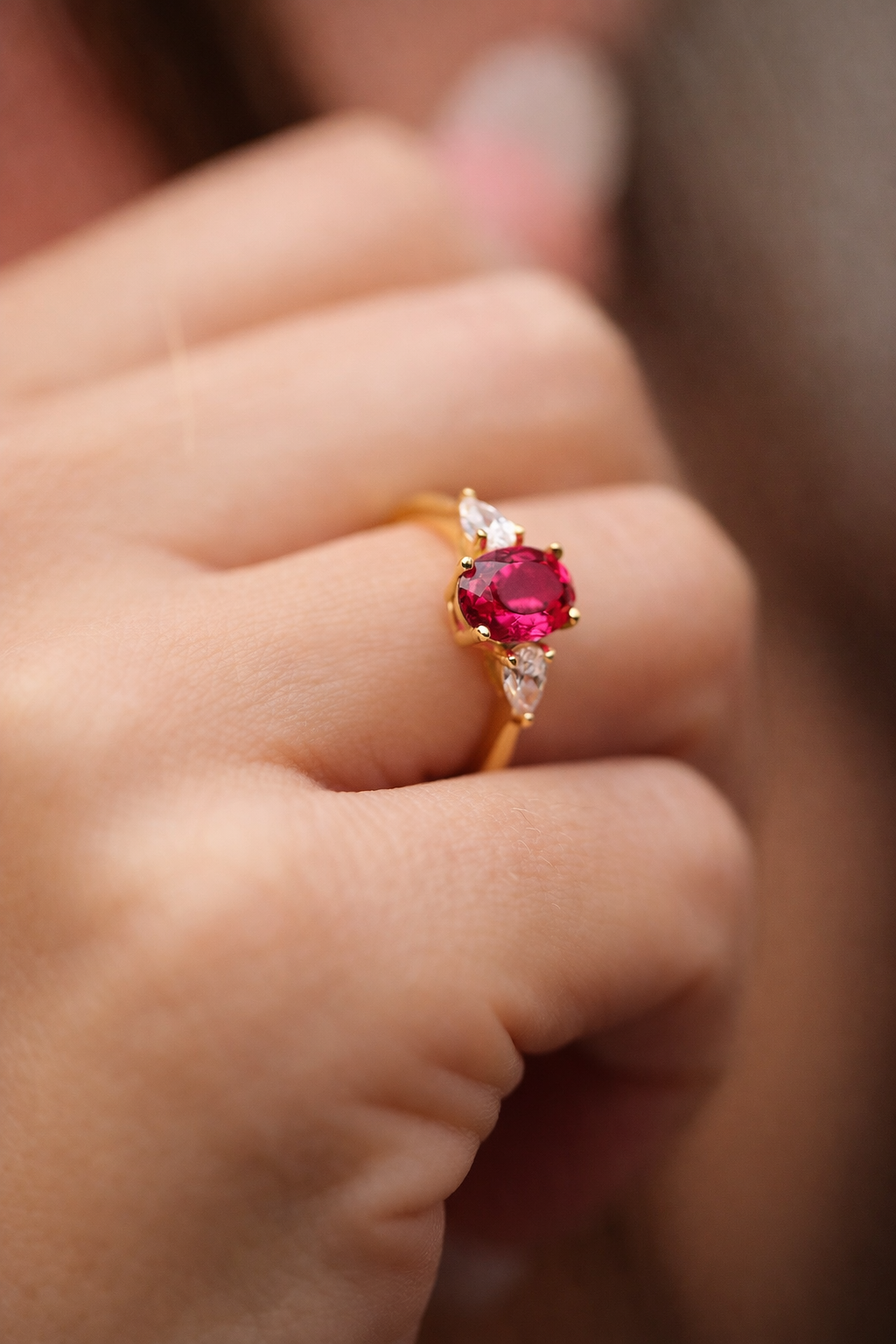 Bague PROMESSE – Argent 925 plaqué or 18K ou argent & zircones éclatantes | Maison Aureus