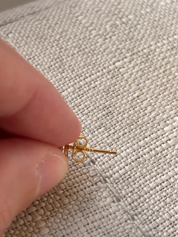 Boucles d’oreilles Hello Darling – Plaqué or 18K & Argent 925, Rubis de synthèse