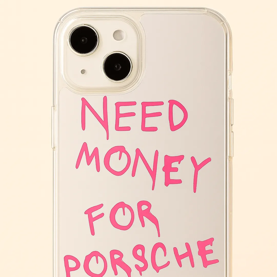 Coque de téléphone MIRROR GRAFFITI– Style Miroir & Messages Inspirants