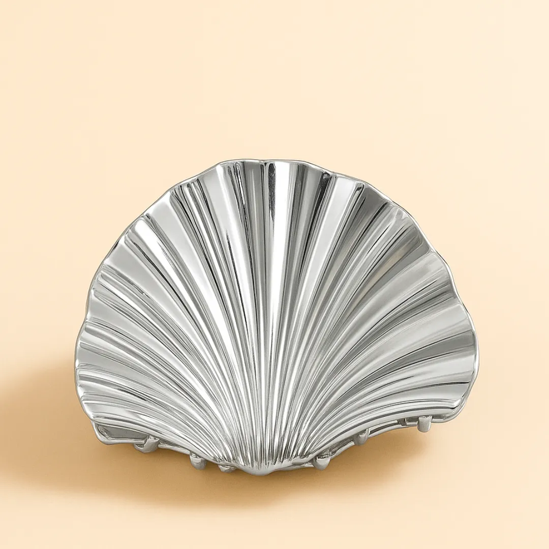 Pince MERMAID – Coquillage doré ou argenté, alliage luxe