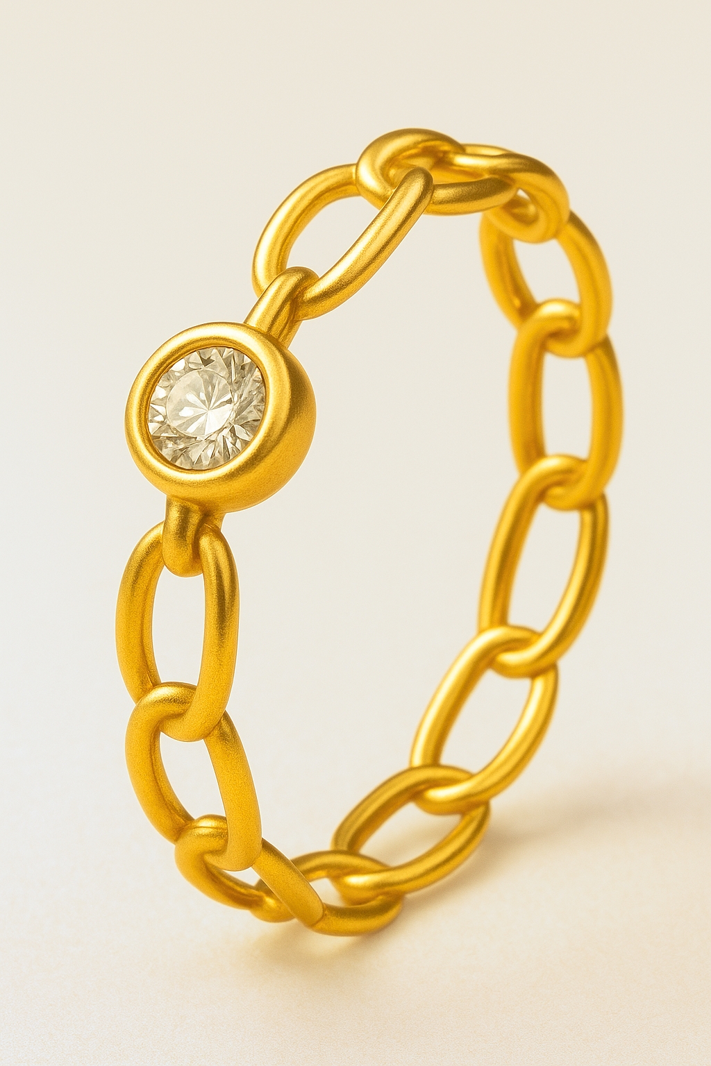 Bague SPIRIT LINK en argent 925 ou doré à l’or fin – zirconium étincelant (tailles 6, 7, 8)