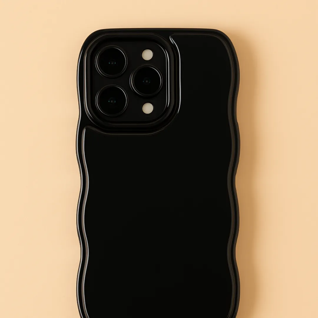 Coque de téléphone KIMA – Élégance ondulée en 3D pour iPhone
