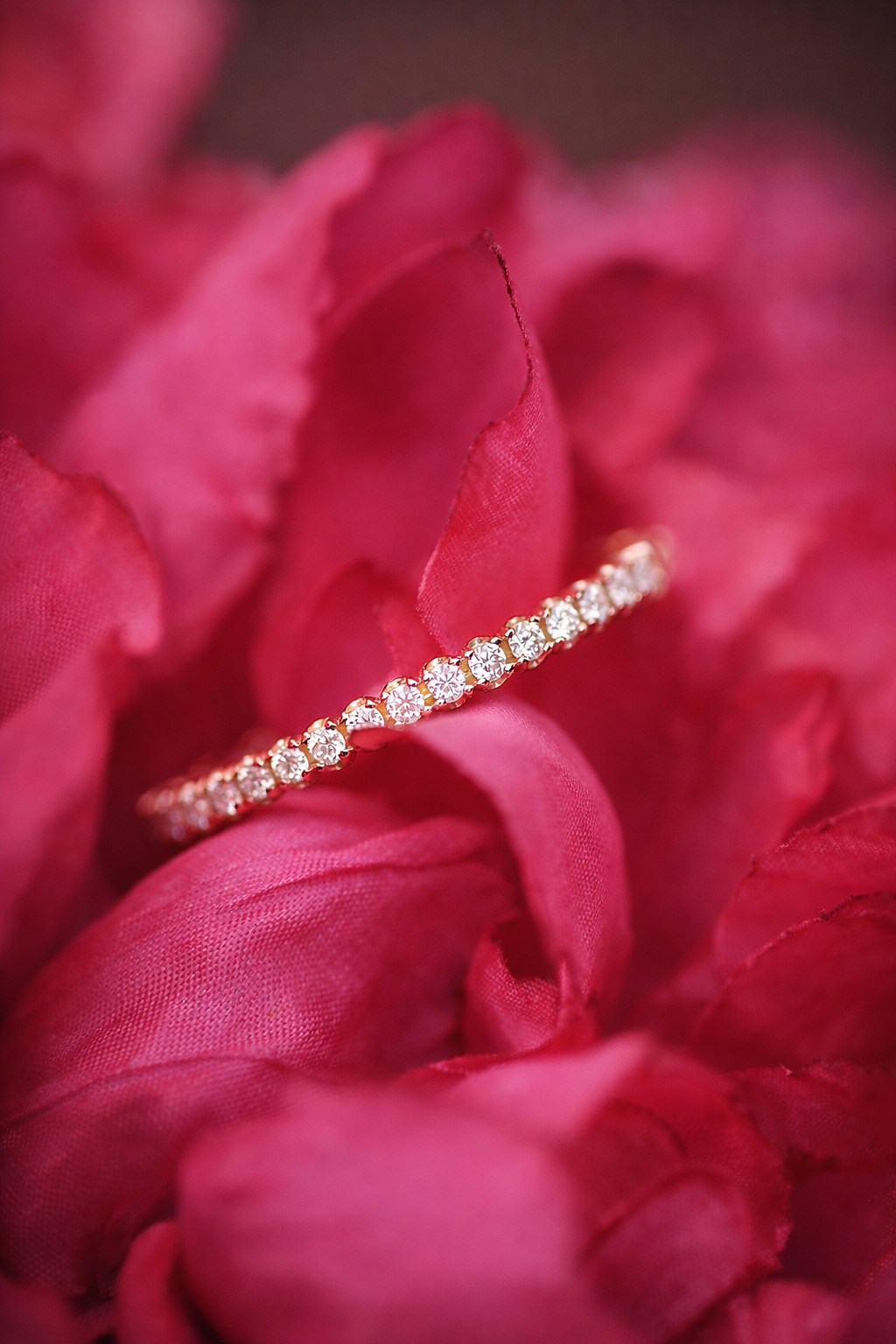 Boucles d’oreilles ROSA FLORA – Argent 925 plaqué or rose 18K ou argent & moissanite certifiée | Maison Aureus