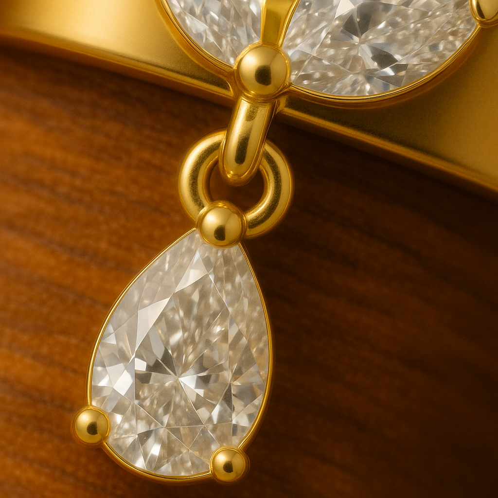 Bague AURÉLIA AERA – Bague ajustable en argent 925 plaqué or 18K, ornée de zircones scintillantes – Maison Aureus