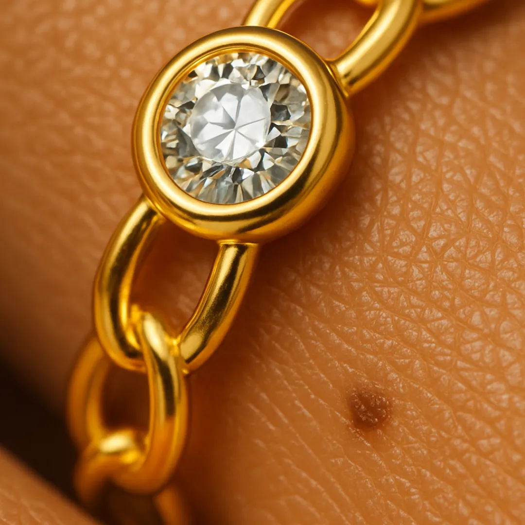 Bague SPIRIT LINK en argent 925 ou doré à l’or fin – zirconium étincelant (tailles 6, 7, 8)