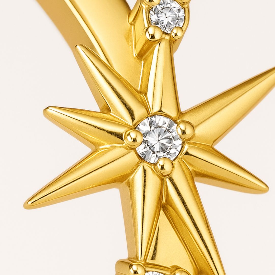 Bague STARIANA – Argent 925 & Zircone Autrichienne | Éclat Stellaire 18K