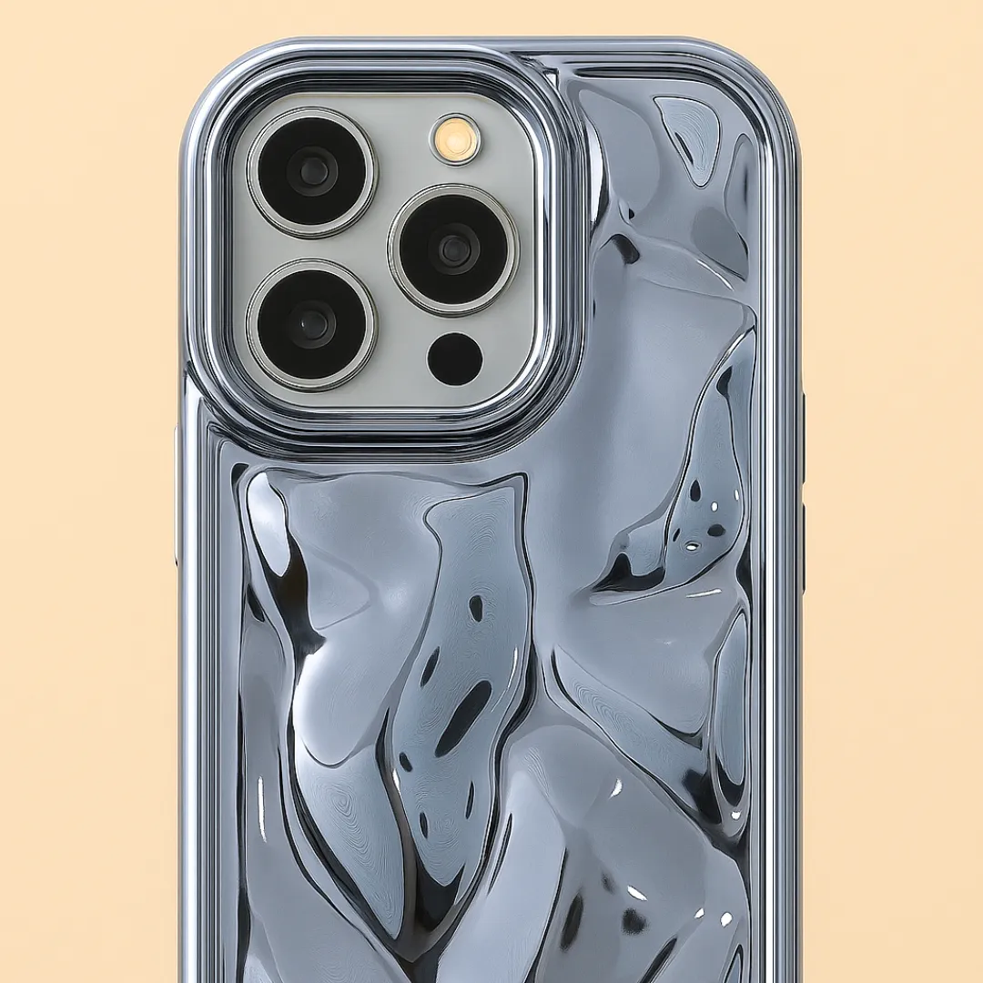 Coque de téléphone MIRROR METEOR – Coque de Téléphone Plaquée Effet Météorite Laser Brillant