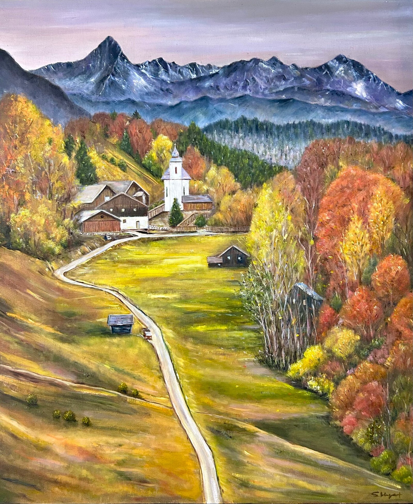 Scenery of Bavarian countryside