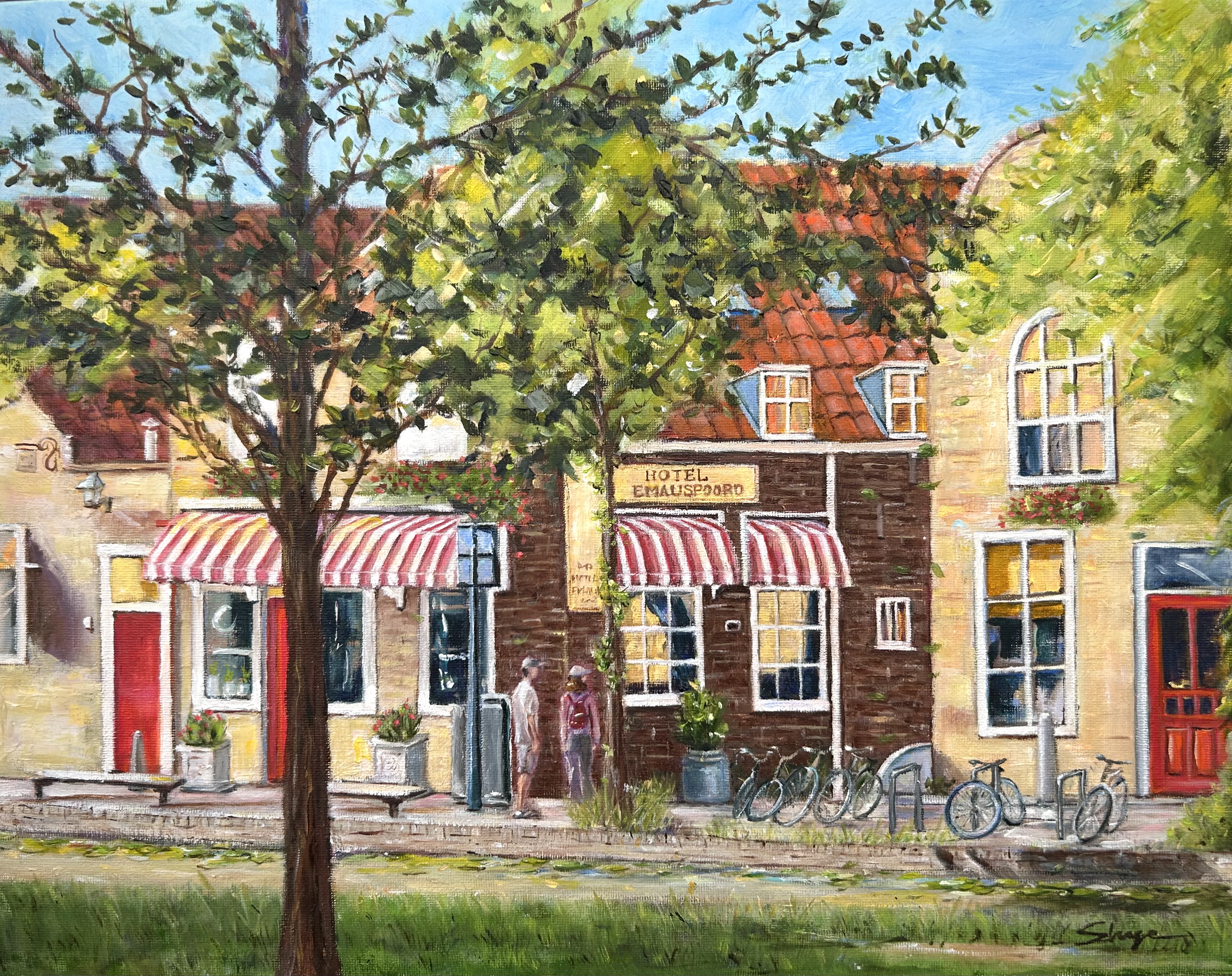 Walking through Delft