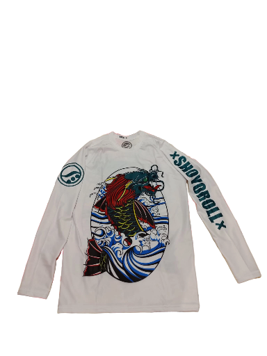 Rashguard shoyoroll koi white