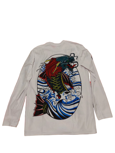 Rashguard shoyoroll koi white