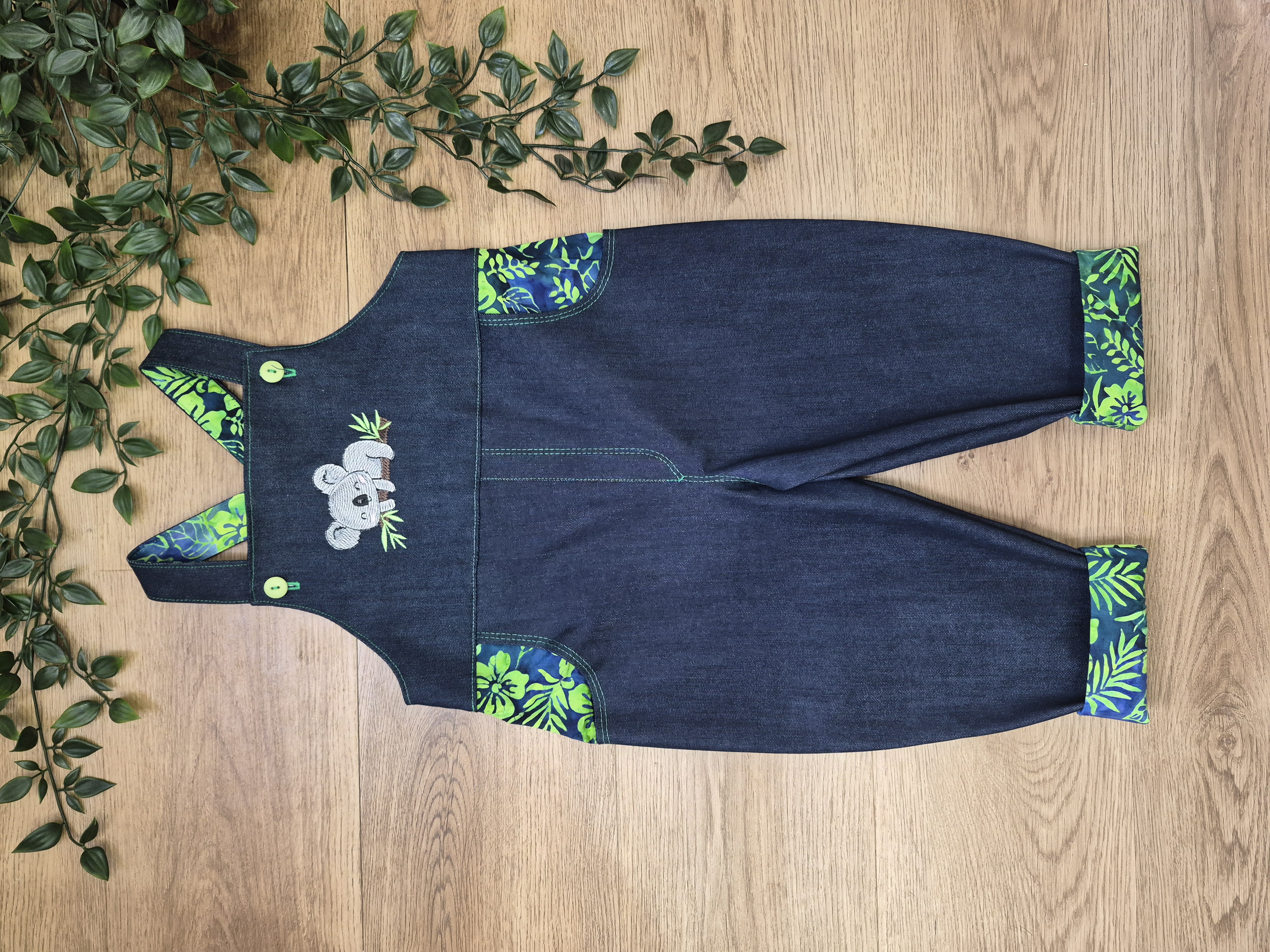 Classic denim dungarees