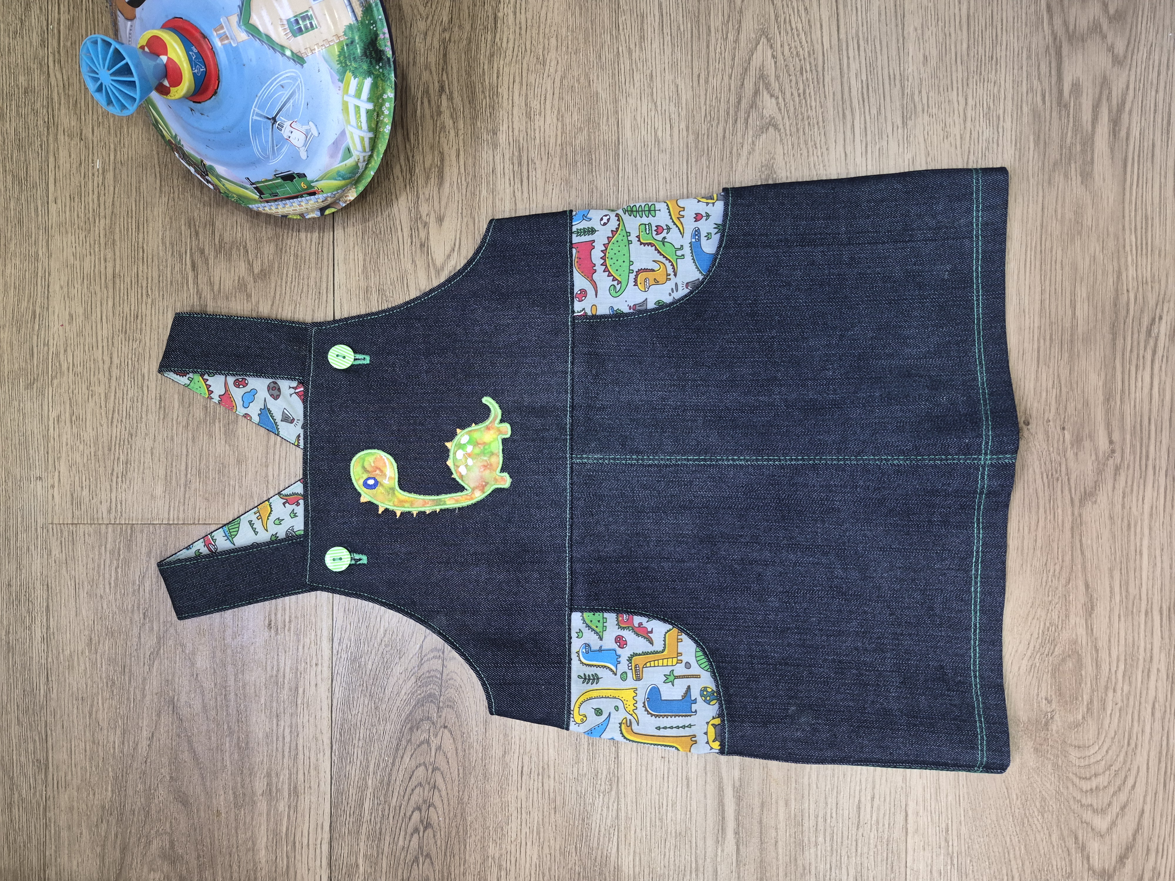 Classic Denim Pinafore Dress