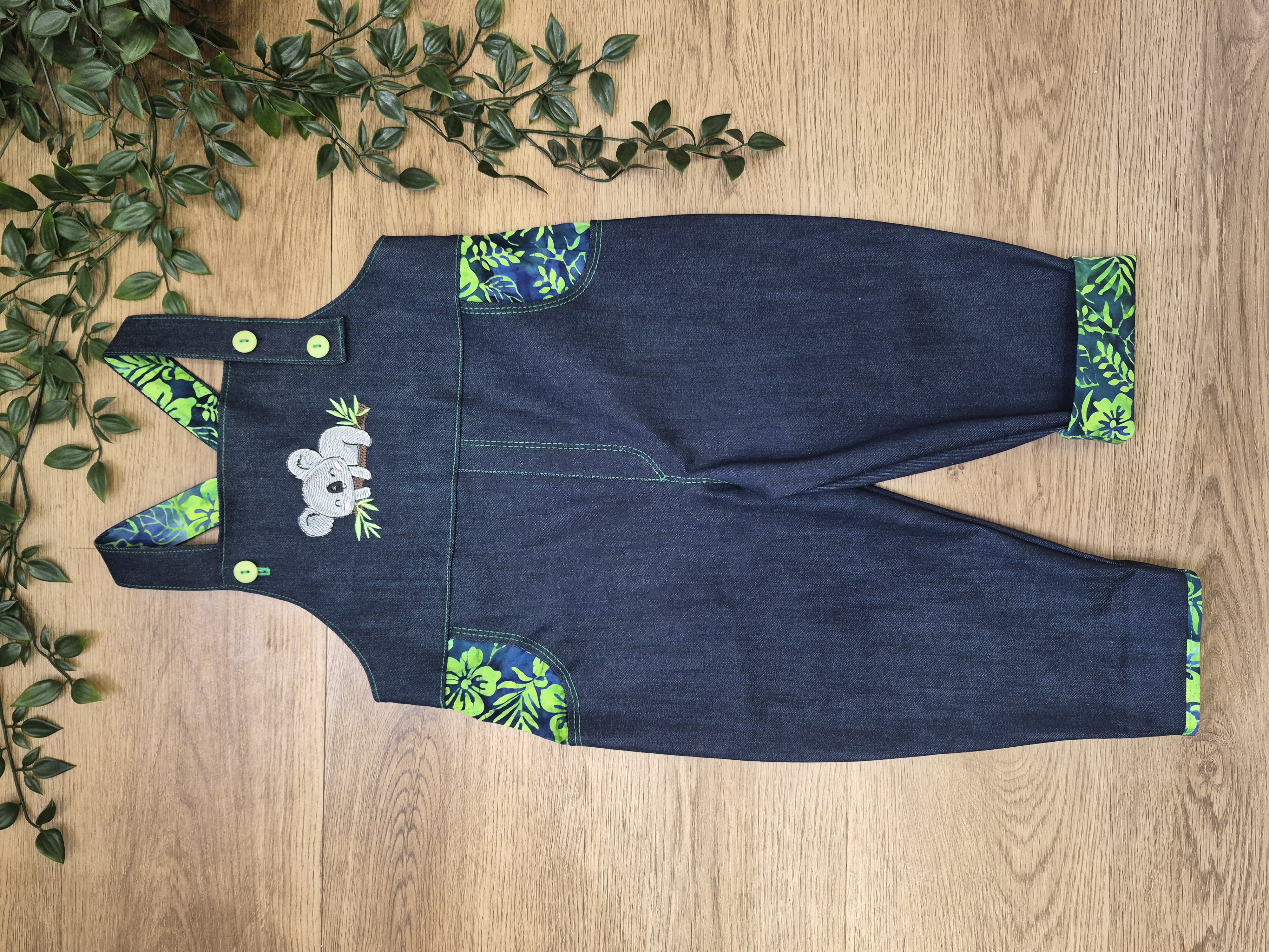 Classic denim dungarees