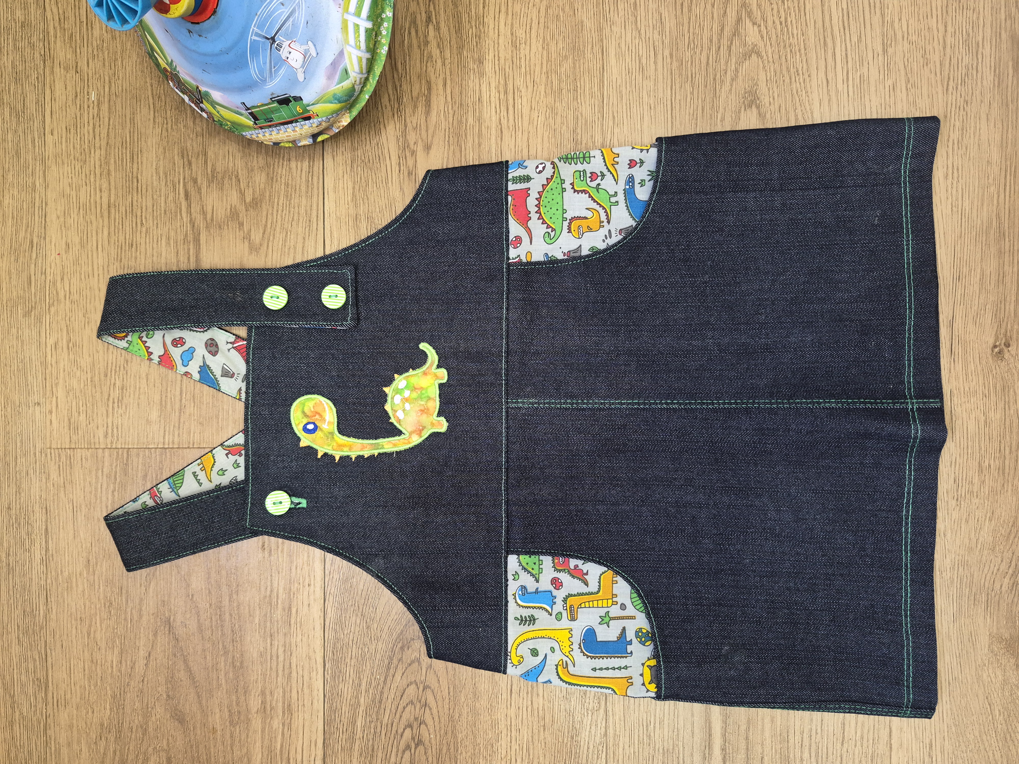 Classic Denim Pinafore Dress