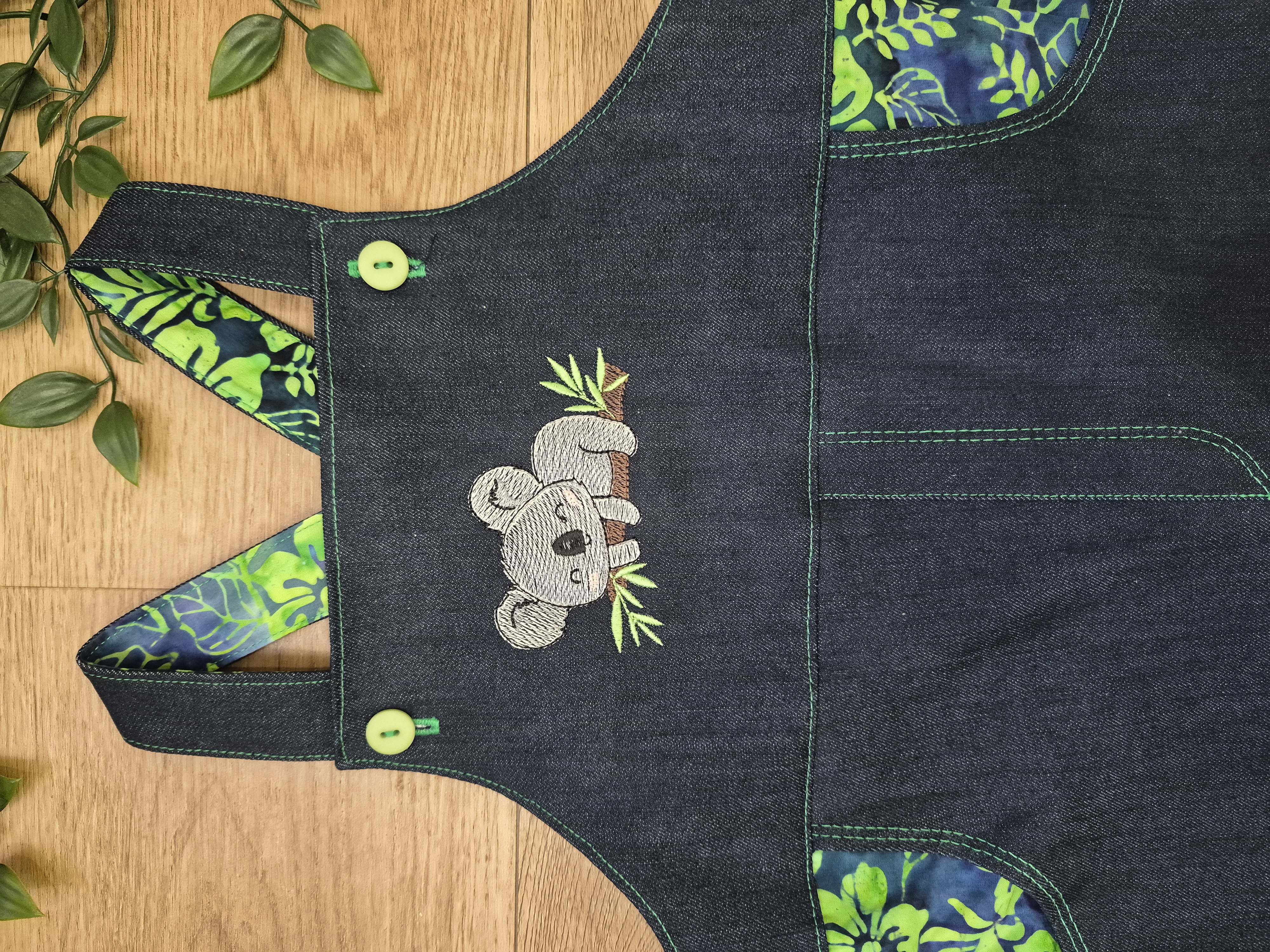 Classic denim dungarees