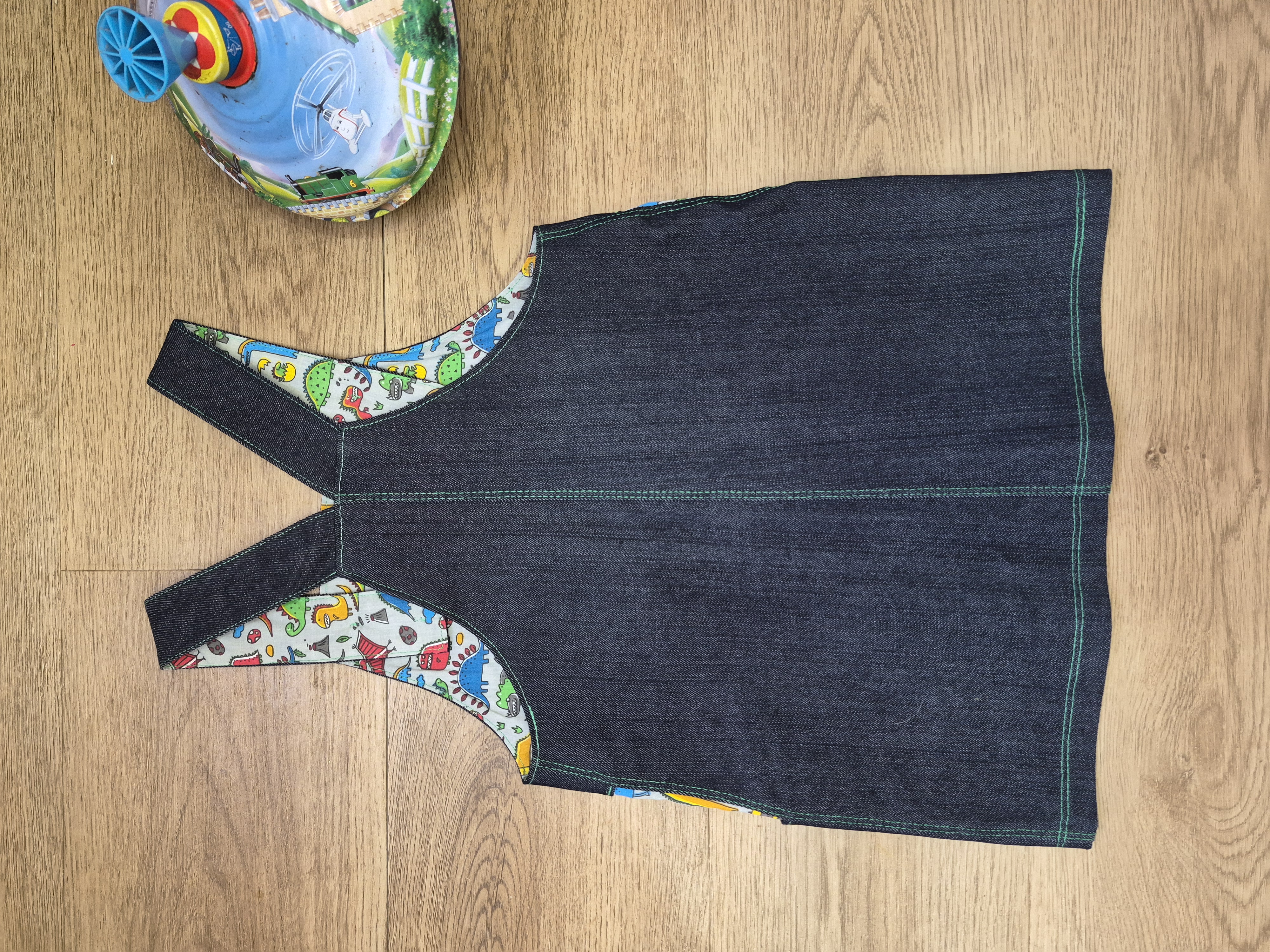 Classic Denim Pinafore Dress