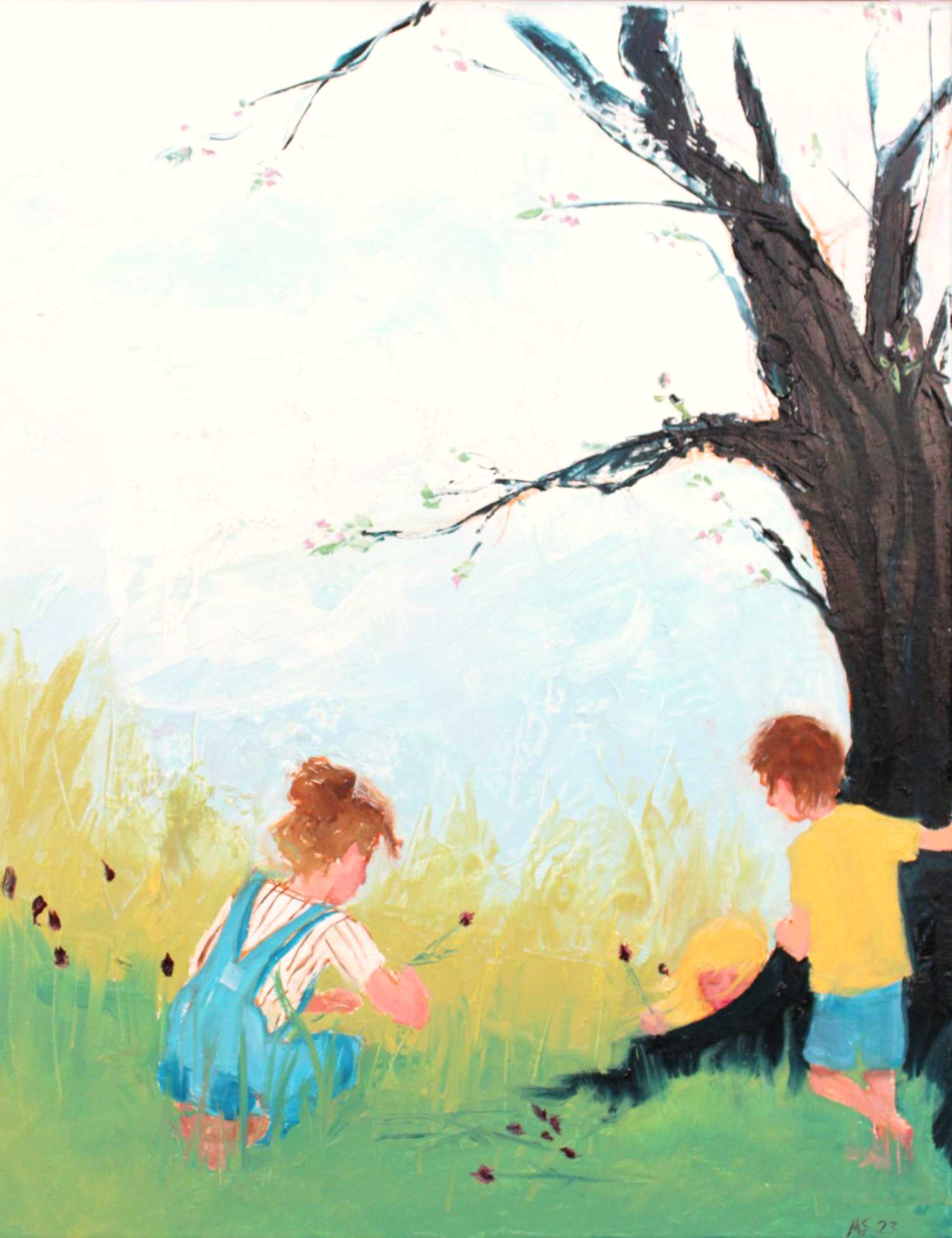 Pickin Flowers- Giclée Fine Art Print